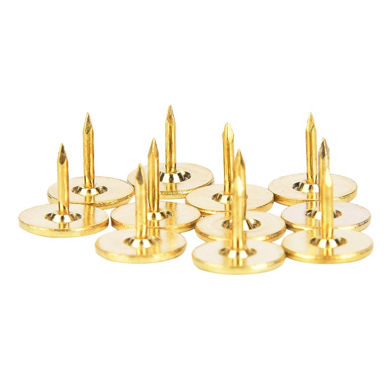 30pcs Gold Round Head Upholstery Decorative Nails/tacks,box Thumb Tacks,push  Pins,sofa Nail,door Nails,furniture Tacks 10mm 20mm 