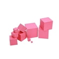 thumbnail image 6 of Montessori Pink Tower Wooden Cubes Beech Wood Sensorial Learning Toy 10 Piece Set, 6 of 9