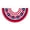 Multicolor, variant on PATLOLLAV Patriotic American Fan Flag Independence Day Decorative Fan-Shaped Flag, Polyester Printed Hanging Flag for Holiday Parties, Garden Layouts & Patriotic Displays