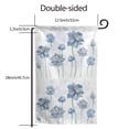 thumbnail image 7 of Wukai Pale Blue Lotus Flowers Print Garden Flag 12.5x18 Inch Double Sided Sun-resistant Rain-resistant, Wrinkle-resistant Colorfast(Only Flag), 7 of 7