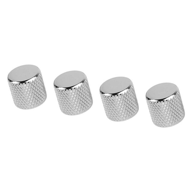 4Pcs Electric Guitar Knobs Set Bass Volume Tone Knob Metal Potentiometer Volume Tone Control For Bass