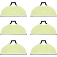 thumbnail image 1 of 6 Pack Replacement Steam Mop Pads for Shark RV2410 2610WD 2610WA/WFUS Sweeper Robot - 184 x 304 mm, 1 of 5