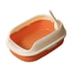 thumbnail image 1 of Caja de arena para gatos Salvador Naranja Bandeja de arena para gatos, 1 of 10