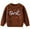 Coffee, variant on WUANDIXFA Kids Christmas Sweater for Boy Girl Baby Baby Base Knitted Birthday Hand Embroidered English Boys and Girls Sweater Red,3-4 Years