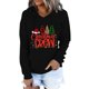 thumbnail image 1 of Sudadera con capucha Gibobby Navidad Mujer Casual Y 2 K Impreso Negro M, 1 of 5