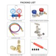 thumbnail image 3 of Yeacher AC Diagnostic Manifold Gauge Set,HVAC Diagnosti Tool for Auto Household R22 R134A R404A R410A Refrigerant,5FT Hose Adjustable Quick Coupler, 3 of 8