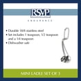 thumbnail image 4 of Rsvp International Mini Cucharón (Juego De 3), 4 of 5