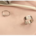 thumbnail image 3 of serony Bague de couple style Punk, Bague d'Index Personnalisée et à la Mode, 3 of 7