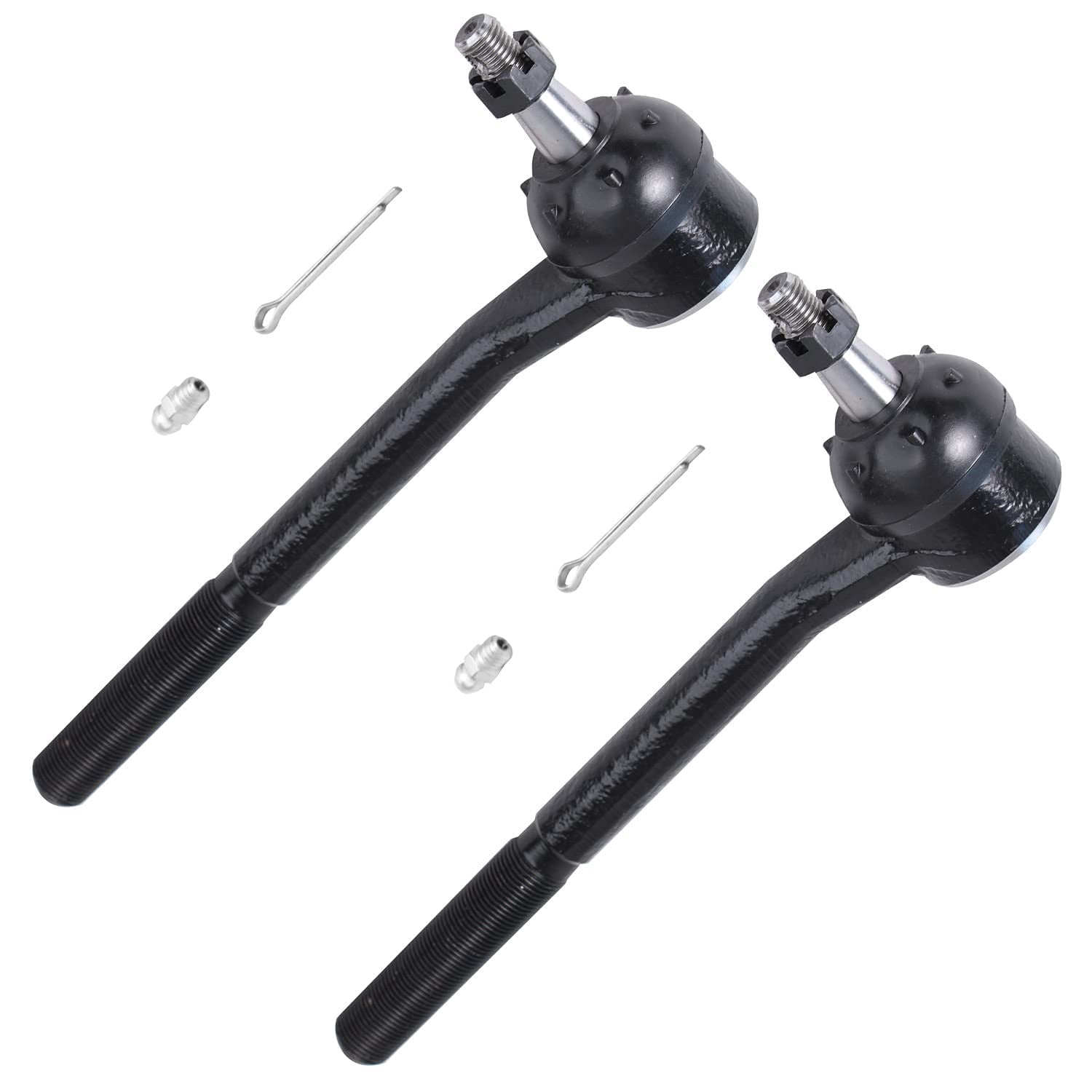 Detroit Axle - 4WD Front 14pc Suspension Kit for Chevy Blazer S10 GMC Jimmy Sonoma Isuzu Hombre Bravada, Ball Joints Sway Bars Tie Rods Adjusting Sleeve Pitman Idler Arm Replacement