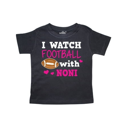 

Inktastic I Watch Football with My Noni Gift Toddler Toddler Girl T-Shirt