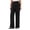 Black, variant on Women's Cotton Linen Long Pants Summer Drawstring Elastic Waist Flowy Straight Pant Casual Loose Beach Pant with Pocket Beige L(L)