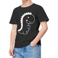 thumbnail image 2 of MEZZALL T-Shirts d'Été pour Enfants Col Rond Imprimé Dinosaure Dessin Animé Manches Courtes T-Shirts 4-5 Ans Mignon Bébé, 2 of 3