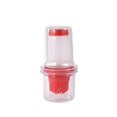 thumbnail image 2 of Oil Brush Food Grade Silicone Oil Bottle with Lid and Brush High-Temperature Resistant Extruded BBQ Barbecue Oil Applicator(Orange Color,1-Piece) Rkxzt, 2 of 8