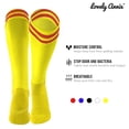 thumbnail image 3 of Lovely Annie Lovely Annie 1 Pair Durable Lightweight Knee High Sports Socks XL002 Size L (Yellow), 3 of 5