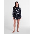 thumbnail image 2 of Casper Women's and Women's Plus Tee and Shorts Pajama Set by Grayson Social, 2-Piece, Sizes XS-3X, 2 of 5