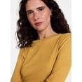 thumbnail image 5 of Scenario Women's and Women's Plus Rib Tee with Long Sleeves, Sizes XS-4X, 5 of 6