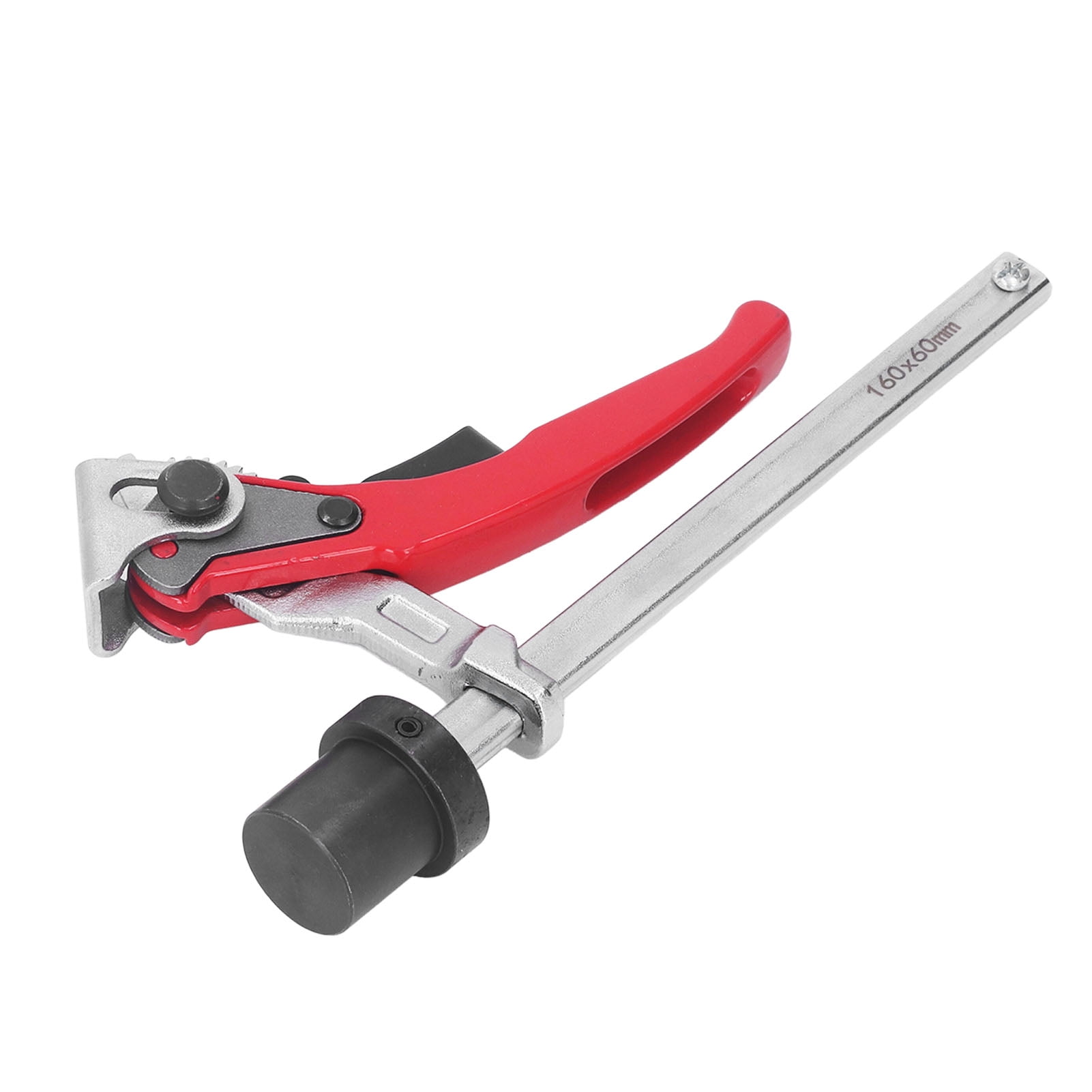 BIMZUC Ratcheting Table Clamp, Chromium Vanadium Alloy Steel Woodworking Quick Action Clamp, 6.3 x 2.36 inches / 160 x 60 mm Clamping Range, Anti Slip