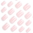 thumbnail image 2 of 24 Pcs Medium Press on Nails Square Pink Gradient Fake Nails Solid Color Designs Glossy False Nails Acrylic Full Cover Stick on Nails for Women and Girls Reusable Artificial Nails Style 2 0.04 Fl, 2 of 4