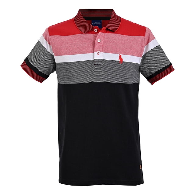 PLAYERA POLO DE MODELAJE FRANJAS MULTICOLOR3034-AOASS0014 XG HPC POLO