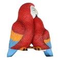 thumbnail image 3 of Ebros Tropical Red Scarlet Macaw Parrots Cuddling Shelf Sitter Figurine, 3 of 5
