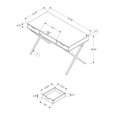thumbnail image 4 of Monarch Specialties I 7210 Computer Desk - 48" Long / Espresso / Gold Metal, 4 of 5