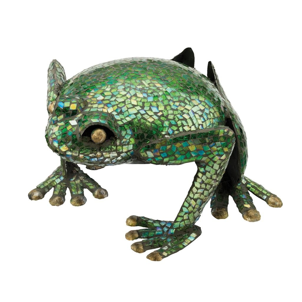 colorful frog statue