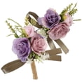 thumbnail image 4 of PENIKOKO Elegant Artificial Flower Wrist Corsage Set, Round Design, 3.1x5.5x2.0in, Perfect for Weddings & Proms, 4 of 8