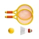thumbnail image 4 of Juego de tenis y bádminton para niños, raquetas de tenis, juguete interactivo, raqueta de tenis para Amarillo, 4 of 9