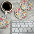 thumbnail image 3 of Thirstystone Wild Meadow Floral 4-Pack Round Absorbent Stone Coasters, 3 of 7