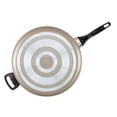 thumbnail image 3 of Farberware Dishwasher Safe Nonstick 6 Quart Jumbo Cooker/ Chef's Pan with Helper Handle and Glass Lid, Great for Family Meals, Dishwasher Safe, Champagne, 3 of 7