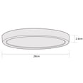 thumbnail image 4 of Estevez Luminaria LED para Sobreponer DRUM ECO 24W 6500K Blanco, 4 of 7