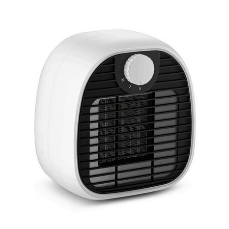

Desktop Electric Space Heater 1000W for Bedroom Office White