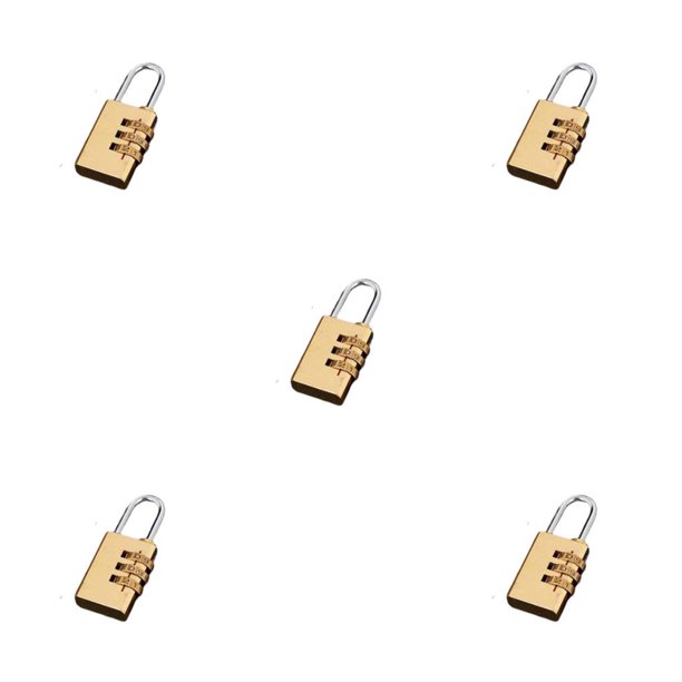 Kenally Cerradura de combinación sólida para exteriores, candado de seguridad con código de 4 números, herrajes para cajones antirrobo de viaje, Type2 NO2 Kenally CBP491430