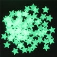 thumbnail image 3 of Pegatina de pared,Resplandor En La Oscuridad 3D Estrellas Pegatinas de Pared 100 Unids Luminoso Fluo Tomshoo Azul, 3 of 7