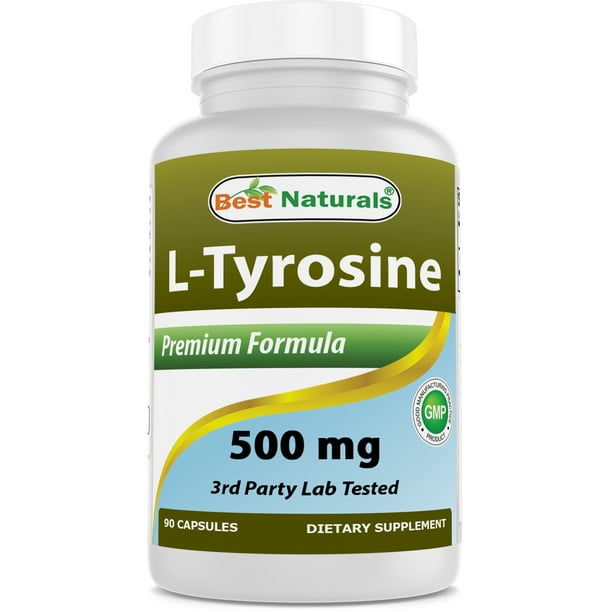 Best Naturals LTyrosine 500 mg 90 Capsules