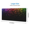thumbnail image 4 of Disketp Gaming Mouse Pad Colorful Sparkling Pattern Large Mouse Mat Long Extended Desk Pad Non-Slip Rubber Mice Pads Stitched Edges Thin Pad (11.8x31.5 Inch), 4 of 9
