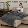 thumbnail image 5 of MaxKare Heated Blanket with ETL Certified, Electric Blanket 6 Heating Levels, 10H Auto off, Faux Fur & Shu Velvet, 72" x 84" Gray, 5 of 10