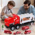 thumbnail image 1 of Teissuly Large Size Dinosaur Engineering Fire Car Kids Puzzle Dinosaur Excavator Storage Container Toy Car Teissuly WER202311272872, 1 of 7