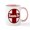 White/Pink Inside, variant on CafePress - Santa Fe Railroad Red Mugs - 11 oz Ceramic Mug - Novelty Coffee Tea Cup