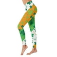 thumbnail image 2 of EHRWE High Waisted St.Patrick's Day Leggings for Women Shamrock 2024 Casual Stretchable Printed Tight Lifting Fitness Leggings Yoga Pants, 2 of 5