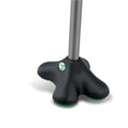 thumbnail image 2 of Bastón Hugo Mobility 731-858 de cuatro patas con desplazamiento ajustable y punta ultraestable, color ahumado, 2 of 5