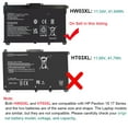 thumbnail image 3 of Replacement 11.34V HW03XL Laptop Battery for Pavilion 15-EG 15-EG0010NR 15-EH 17-CN 17-CP HSTNN-IB90 HSTNN-IB9O, 3 of 3