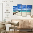 thumbnail image 5 of Elephant Stock Providenciales Island Beach Wall Art - Horizontal Multi Panel Canvas - Living Room Wall Decor - Beach Multi Panel - Beige And Blue Decor - 84" x 54", 5 of 8