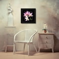 thumbnail image 3 of Alan Hausenflock 12x12 Black Modern Wood Framed Wall Art Titled - Orchids on Black VI, 3 of 6