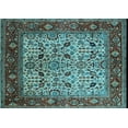 thumbnail image 1 of Ahgly Company Indoor Rectangle Oriental Light Blue Industrial Area Rugs, 6' x 9', 1 of 4