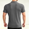 thumbnail image 4 of USNSM Men's Short Sleeve UPF 50+ Sun Protection Shirts Quick Dry Athletic Fitness T-Shirt Hiking Running Swimming Rash Guard Gray M, 4 of 6