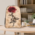 thumbnail image 5 of Zufioo Vintage Rose Botanical Art Print Transparent Backpack, 16-inch PVC Waterproof Schoolbag, Suitable for Campus Work and Travel, Unisex, 5 of 7