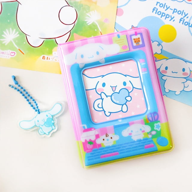 Soporte para sesión fotográfica Sanrio de 3 pulgadas, Anime Kuromi My Melody Kpop, álbum de fotos para coleccionar libros, soporte para tarjetas Idol, bonito regalo de papelería