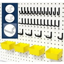 WallPeg 43 Pc Pegboard Kit.. peg hooks and part bins
