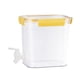 thumbnail image 1 of Hervidor de agua fría de gran capacidad con grifo grueso, recipiente sellado para almacenar bebidas para cocina, amarillo, 3,5 l, 1 of 6